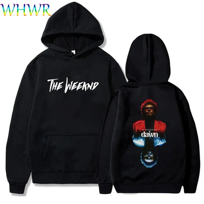 The Weeknd Hoodies Casual Oversized Long Sleeve Sweater Weeknd Hooded Hoodie Polar Fleece Y2K Sweatshirts Men Women Pullover