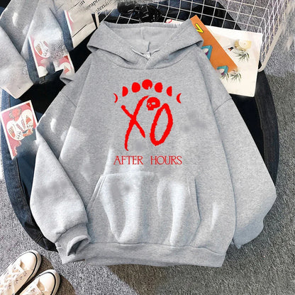 The Weeknd Hoodie Men Fashion Letter Print Hoodies Kids Hip Hop Hoodie Boy Coats Pullovers Me