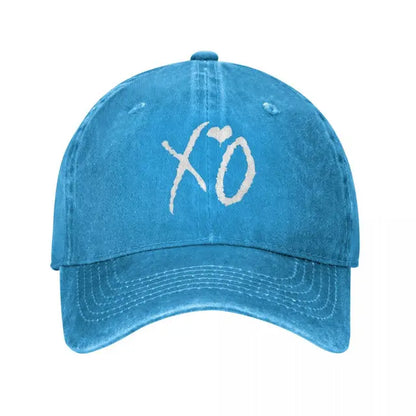 Rapper the Weeknd Dawn FM Baseball Cap Casual Distressed Denim Headwear Unisex Outdoor Running Golf Gift Caps Hat