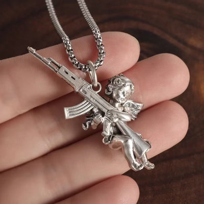 AK-47 Cupid Necklace