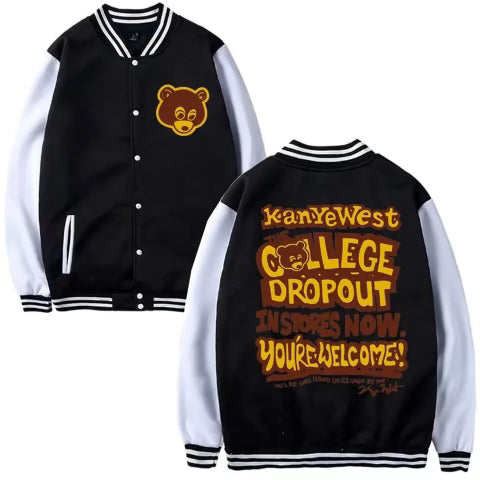 Kanye West College Dropout Varsity Jacket