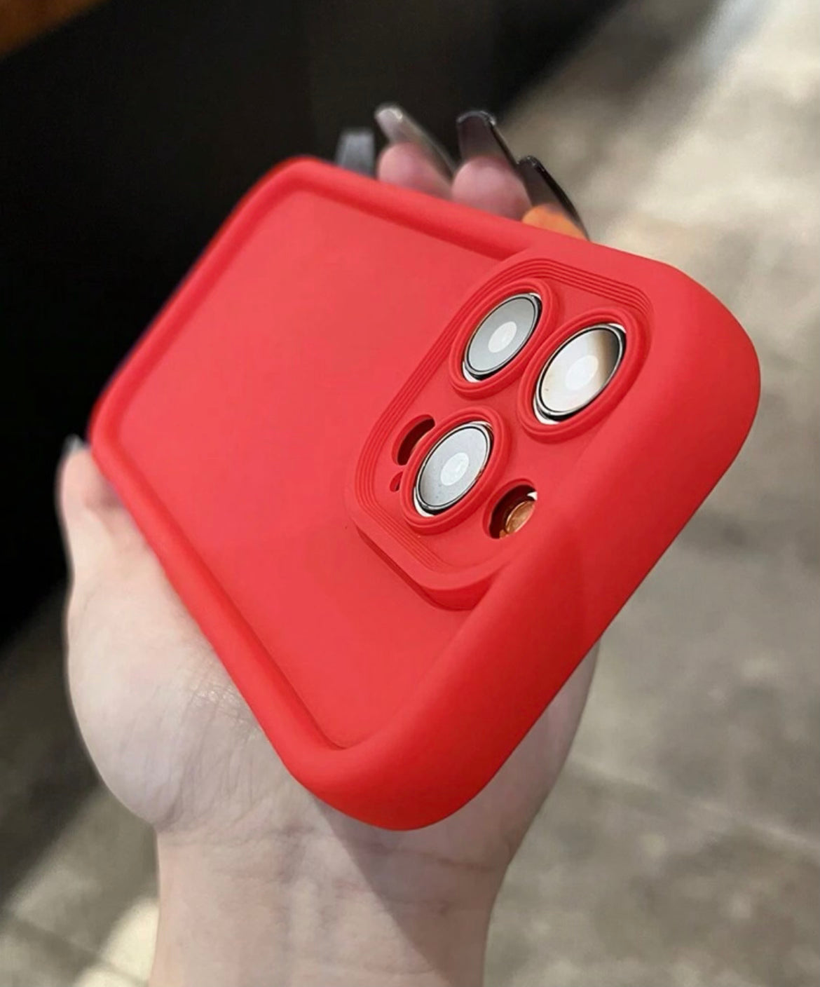 Red Jumbo iPhone Case