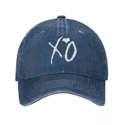 Rapper the Weeknd Dawn FM Baseball Cap Casual Distressed Denim Headwear Unisex Outdoor Running Golf Gift Caps Hat