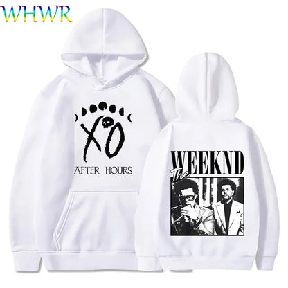 The Weeknd Hoodies Casual Oversized Long Sleeve Sweater Weeknd Hooded Hoodie Polar Fleece Y2K Sweatshirts Men Women Pullover