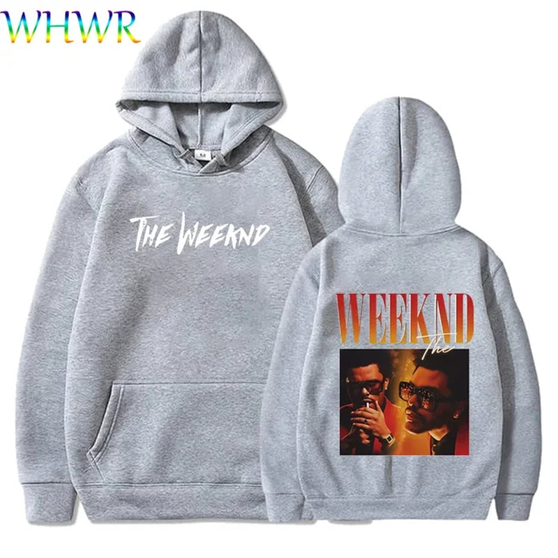 The Weeknd Hoodies Casual Oversized Long Sleeve Sweater Weeknd Hooded Hoodie Polar Fleece Y2K Sweatshirts Men Women Pullover