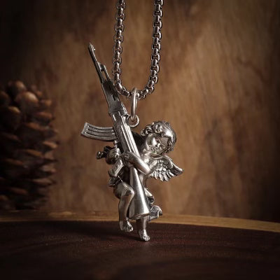 AK-47 Cupid Necklace