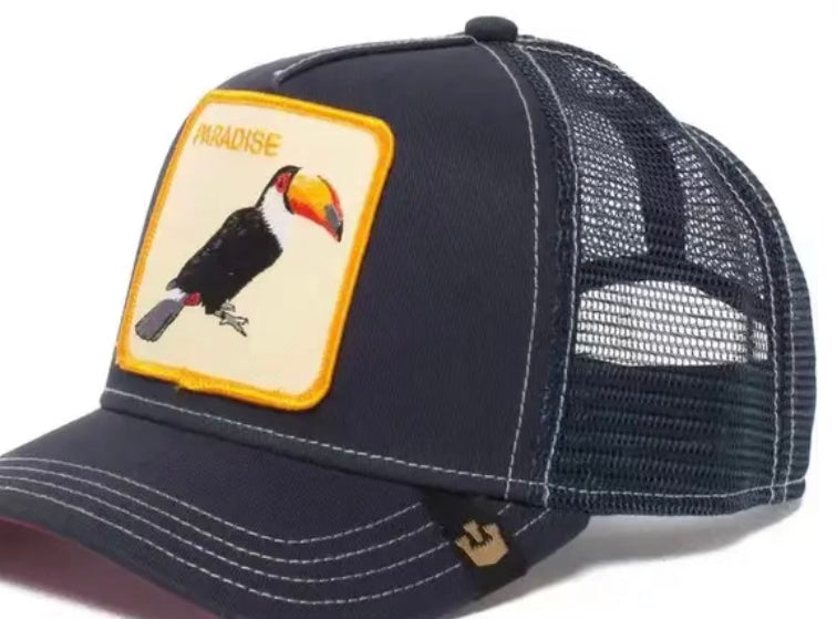 Trucker Animal Cap (With Logos)