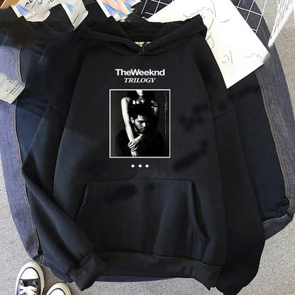 The Weeknd Hoodie Men Fashion Letter Print Hoodies Kids Hip Hop Hoodie Boy Coats Pullovers Me