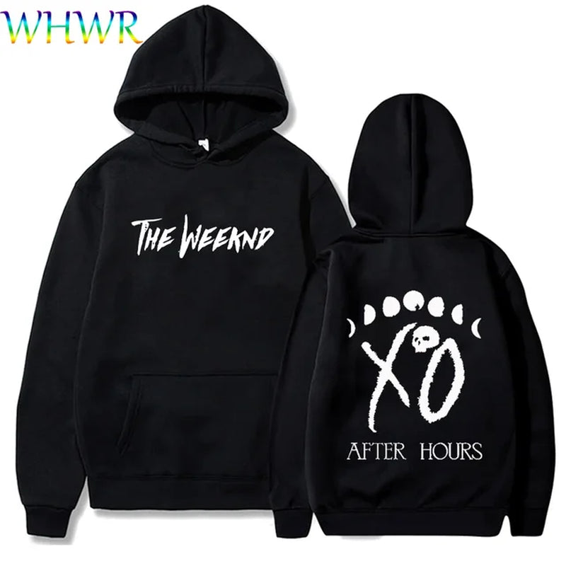 The Weeknd Hoodies Casual Oversized Long Sleeve Sweater Weeknd Hooded Hoodie Polar Fleece Y2K Sweatshirts Men Women Pullover