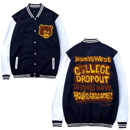 Kanye West College Dropout Varsity Jacket