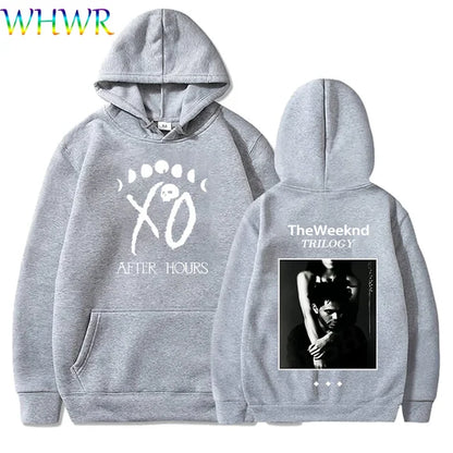 The Weeknd Hoodies Casual Oversized Long Sleeve Sweater Weeknd Hooded Hoodie Polar Fleece Y2K Sweatshirts Men Women Pullover