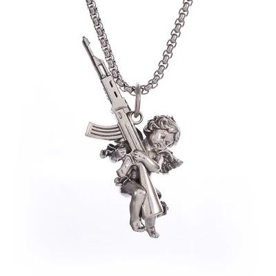 AK-47 Cupid Necklace