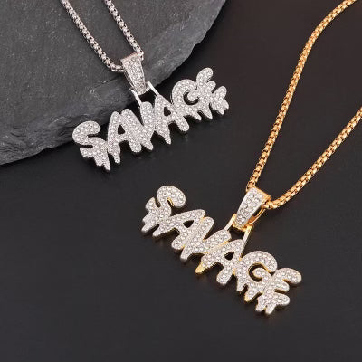 Iced Out Savage Pendant