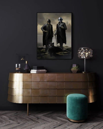 Daft Punk The Weeknd Starboy Music Album Cover Canvas Poster Home Wall Painting Decoration (No Frame)