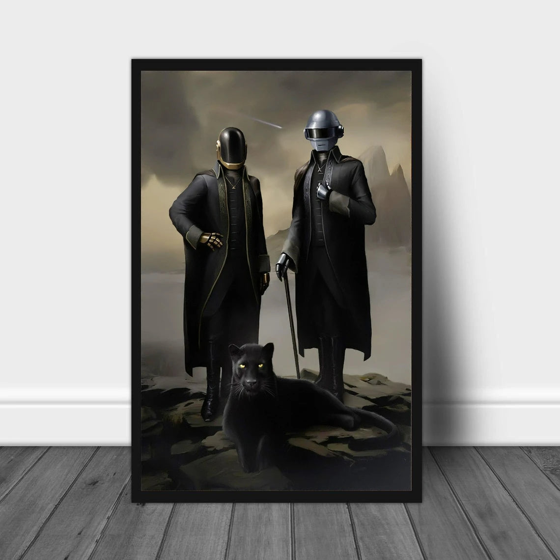 Daft Punk The Weeknd Starboy Music Album Cover Canvas Poster Home Wall Painting Decoration (No Frame)