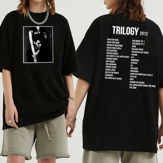 The Weeknd Shirt Trilogy Album Shirt The Weeknd Merch Gift for The Weeknd Fan Unisex O-Neck Shirt