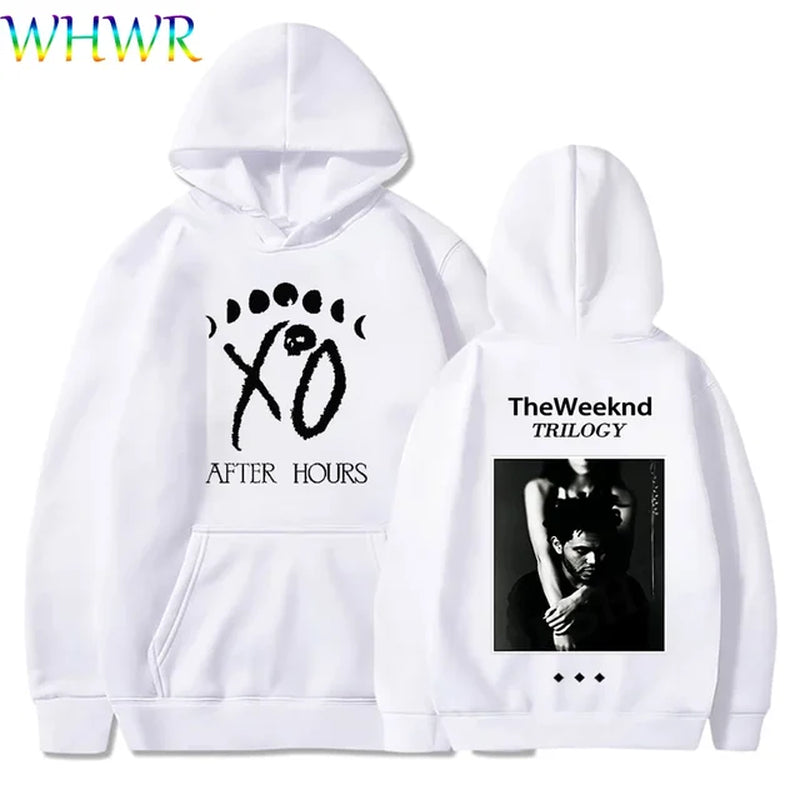 The Weeknd Hoodies Casual Oversized Long Sleeve Sweater Weeknd Hooded Hoodie Polar Fleece Y2K Sweatshirts Men Women Pullover