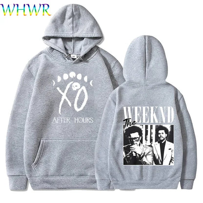 The Weeknd Hoodies Casual Oversized Long Sleeve Sweater Weeknd Hooded Hoodie Polar Fleece Y2K Sweatshirts Men Women Pullover