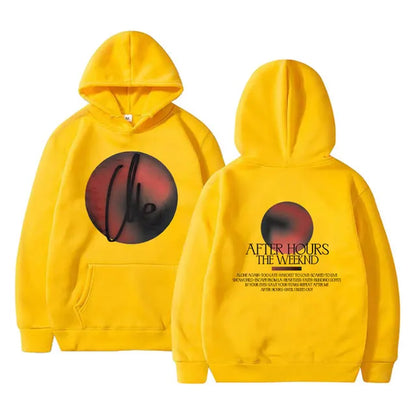 Rapper the Weeknd after Hours Hoodie Male Fashion Streetwear Hoodies Men Women'S Hip Hop Vintage Oversized Pullover Tracksuit