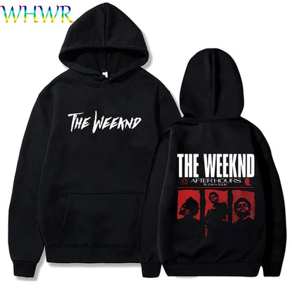 The Weeknd Hoodies Casual Oversized Long Sleeve Sweater Weeknd Hooded Hoodie Polar Fleece Y2K Sweatshirts Men Women Pullover